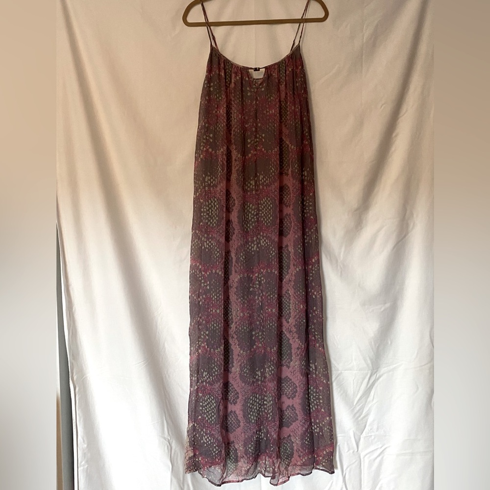 Twelfth Street by Cynthia and Vincent. Silk Spaghetti strap dress